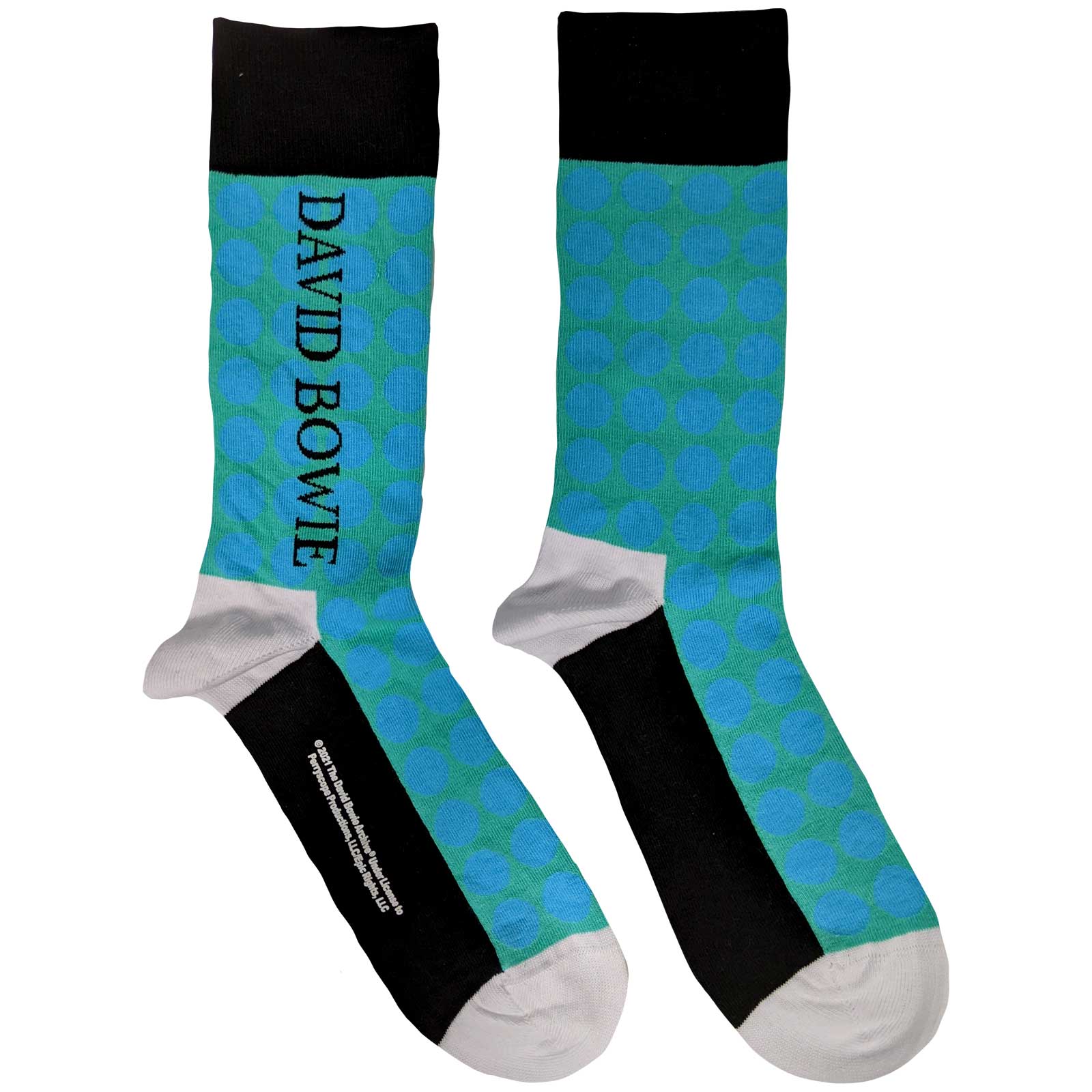 David Bowie Unisex Socks - Circles Pattern (UK SIZE 7 - 11)