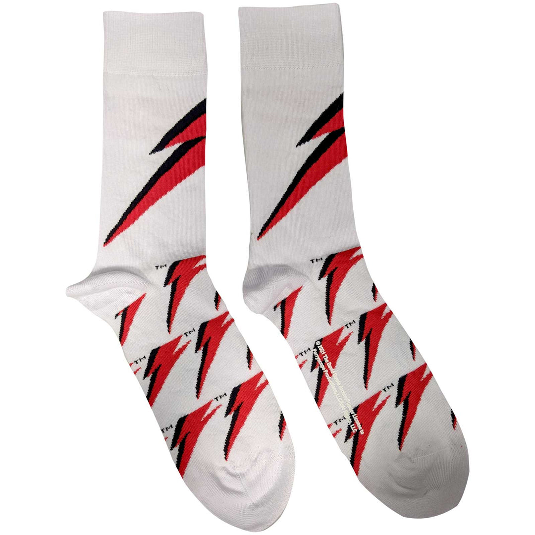 David Bowie Unisex Socks - Flash (UK SIZE 7 - 11)