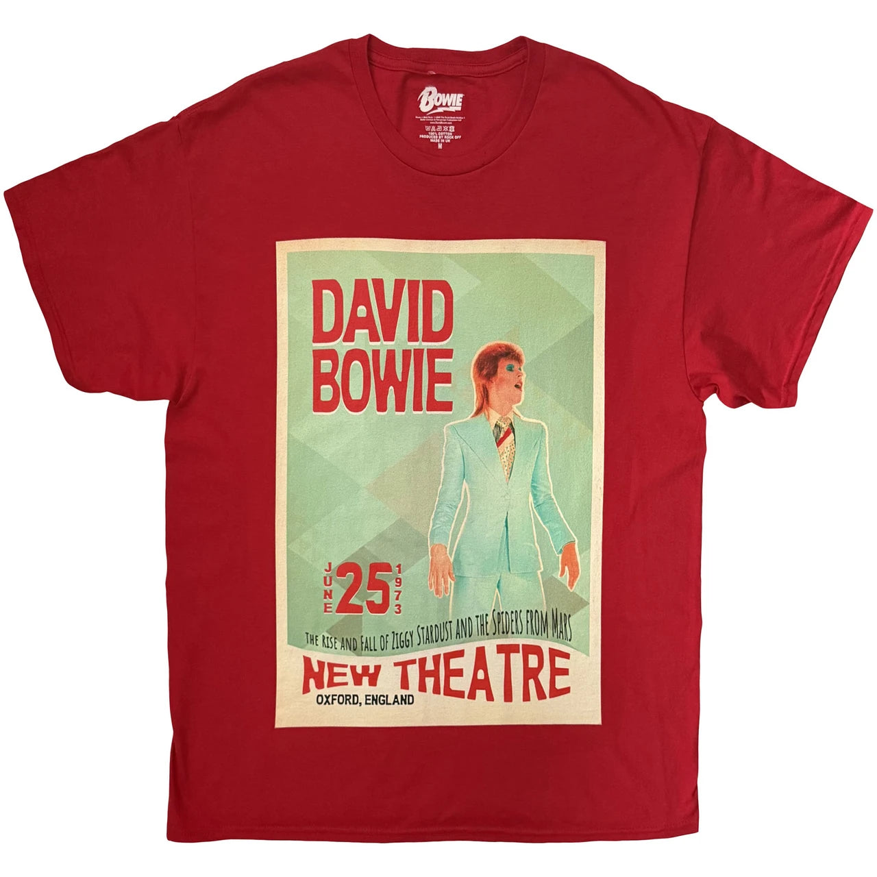 Image of David Bowie Unisex T-Shirt: Oxford