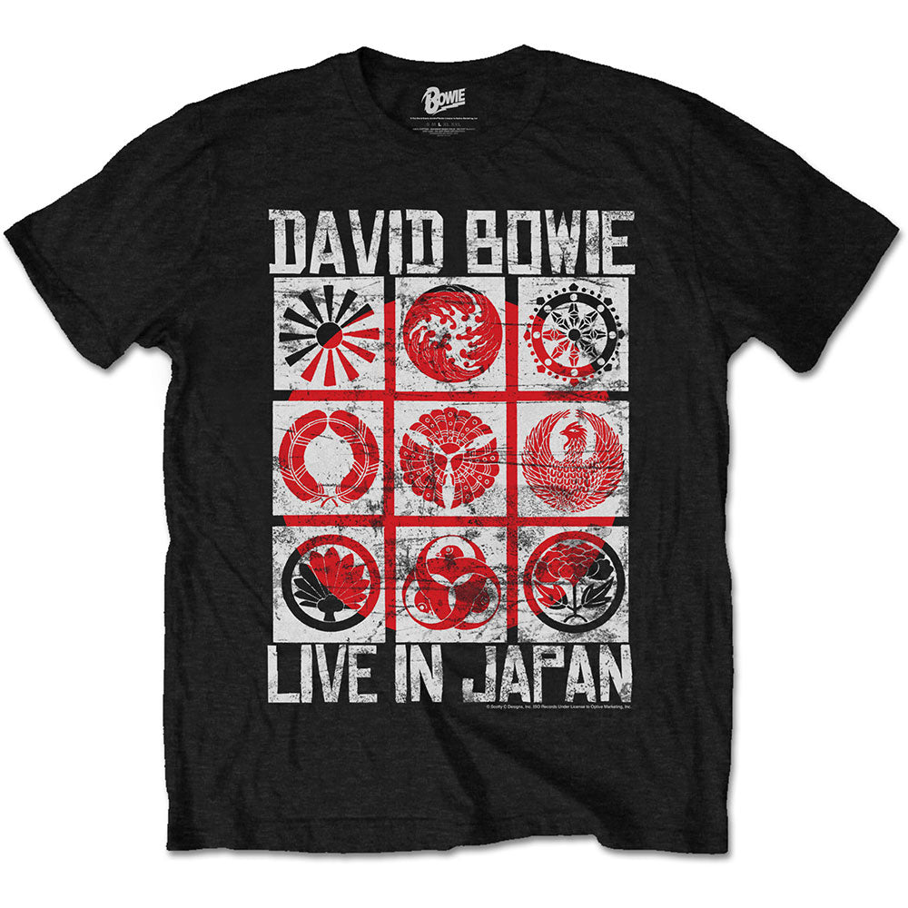 Image of David Bowie T-Shirt - Live in Japan Rock Off