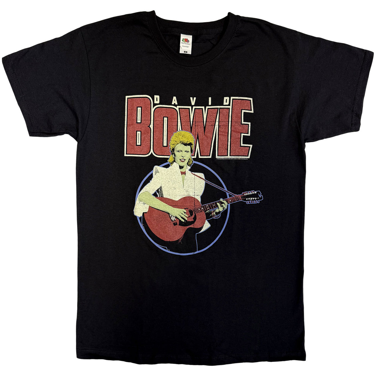 Image of David Bowie Unisex T-Shirt: Acoustic Bootleg (Black)