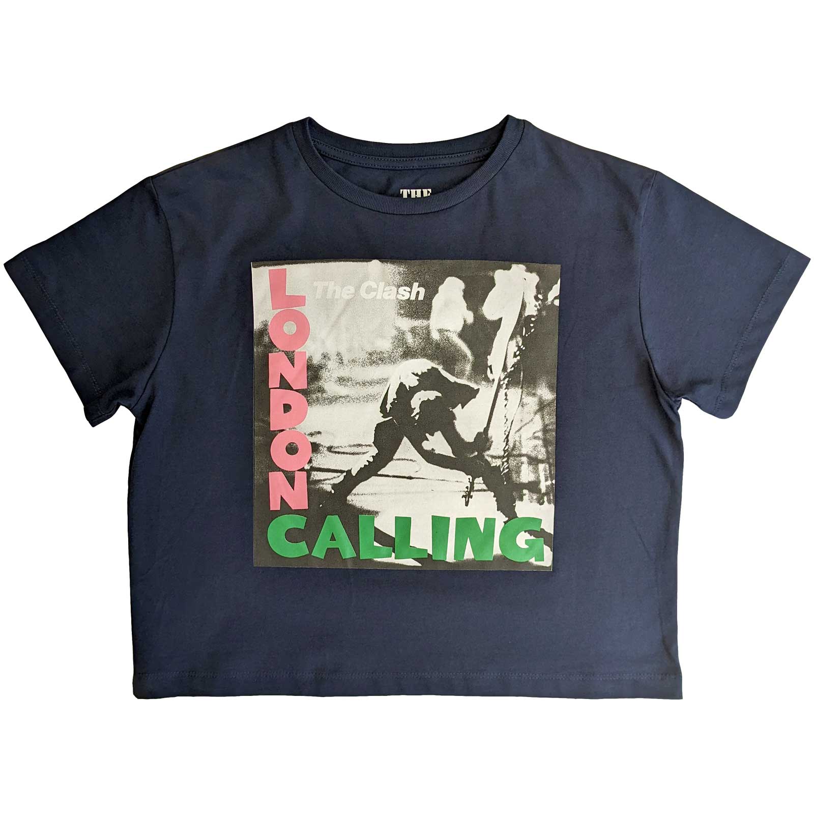 Image of The Clash Crop Top - London Clash Calling Rock Off