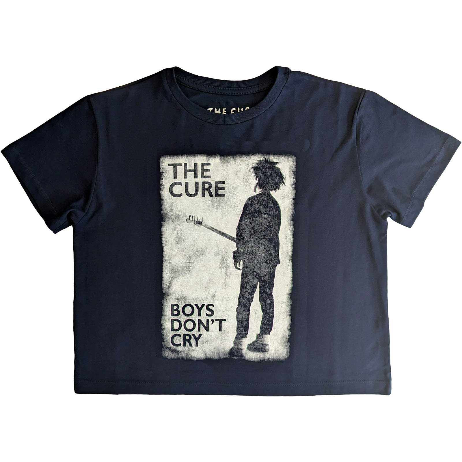 Image of The Cure Crop Top - The Boys Don't Cry Rock Off