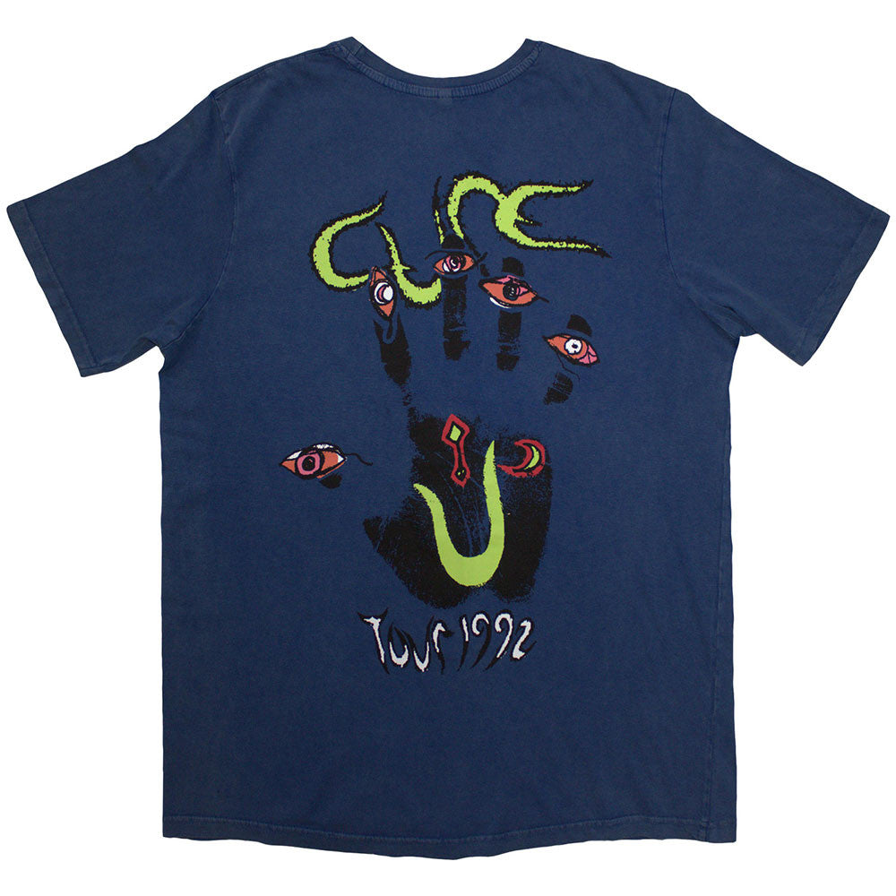Image of The Cure Unisex Stone Wash T-Shirt: Wish Tour '92