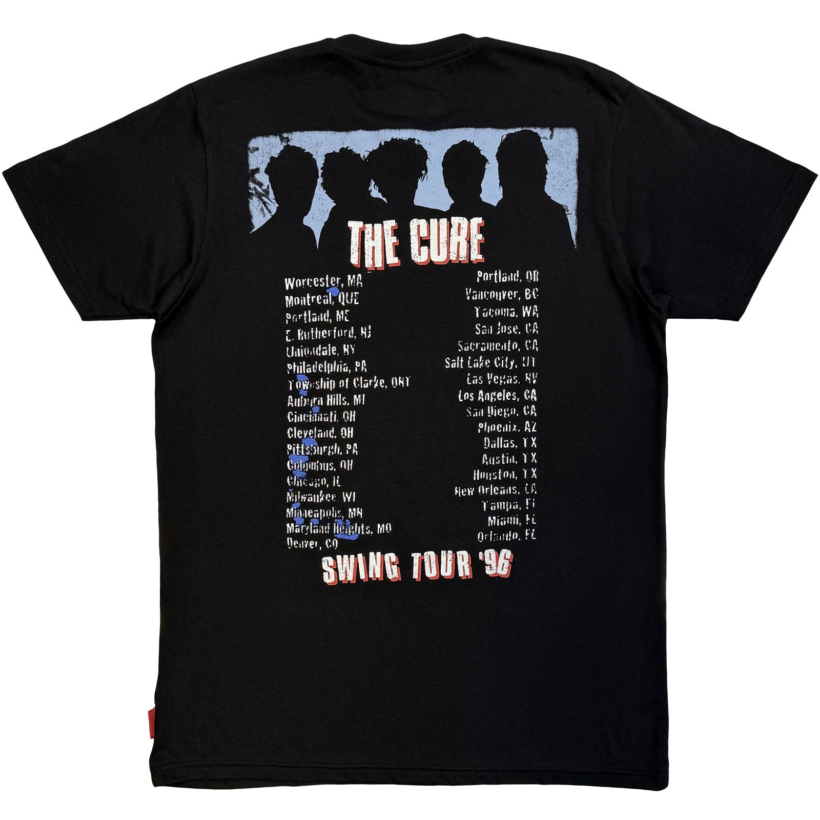 Image of The Cure Unisex Unplugged T-Shirt: Swing Tour '96