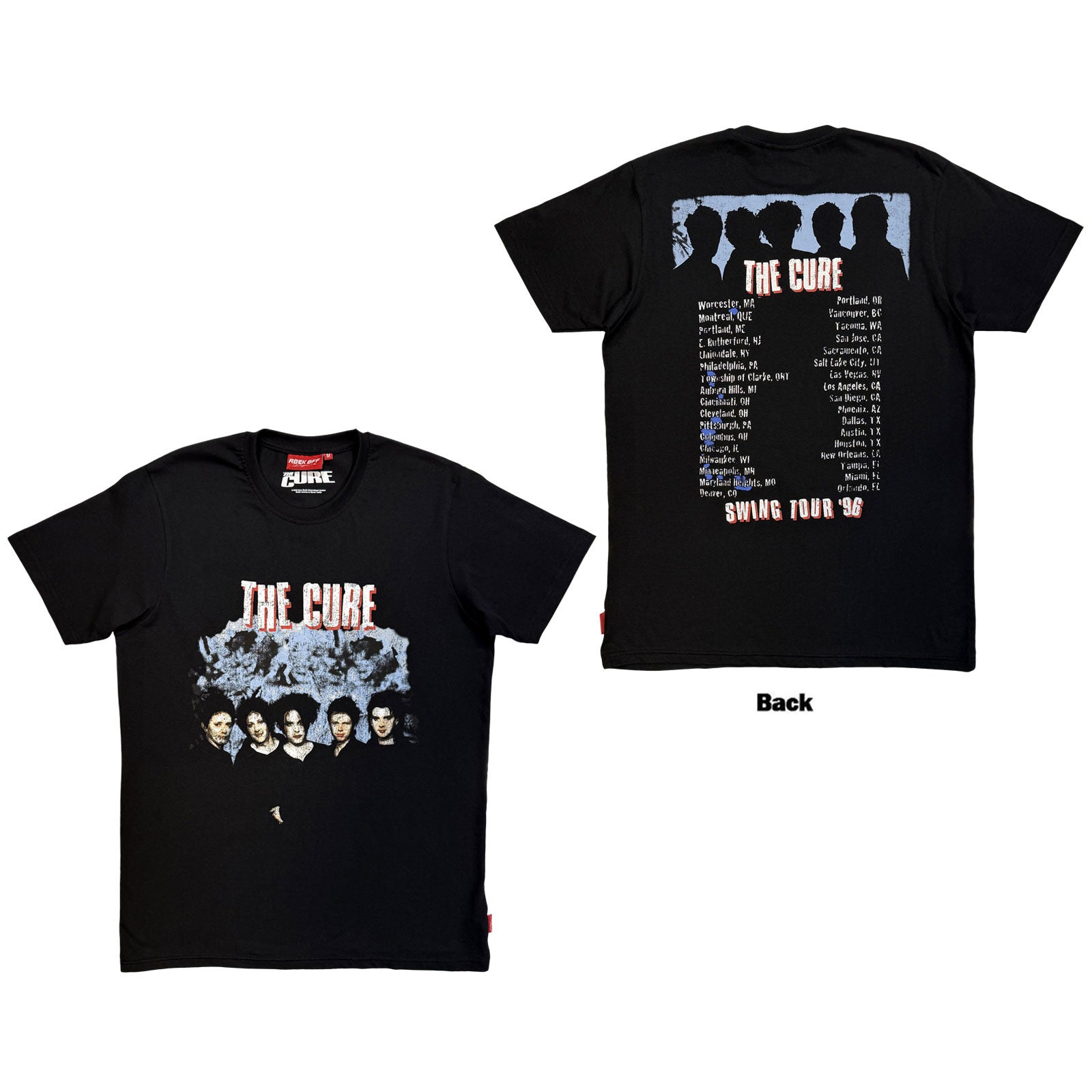 Image of The Cure Unisex Unplugged T-Shirt: Swing Tour '96