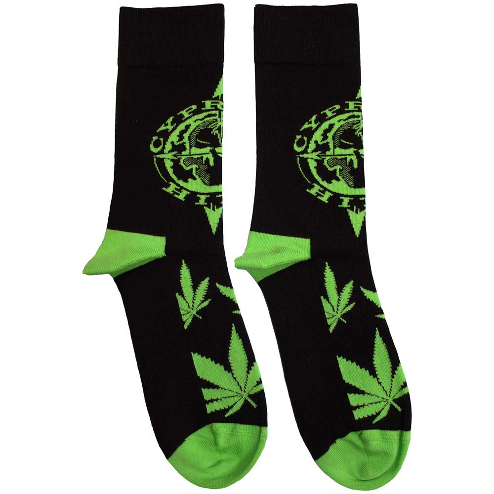 Image of Cypress Hill Unisex Ankle Socks - Logo & Leaves Rock Off
