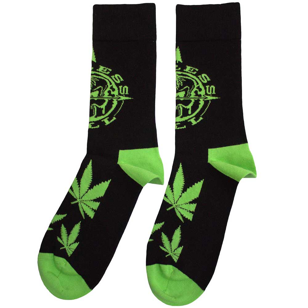 Image of Cypress Hill Unisex Ankle Socks - Logo & Leaves Rock Off