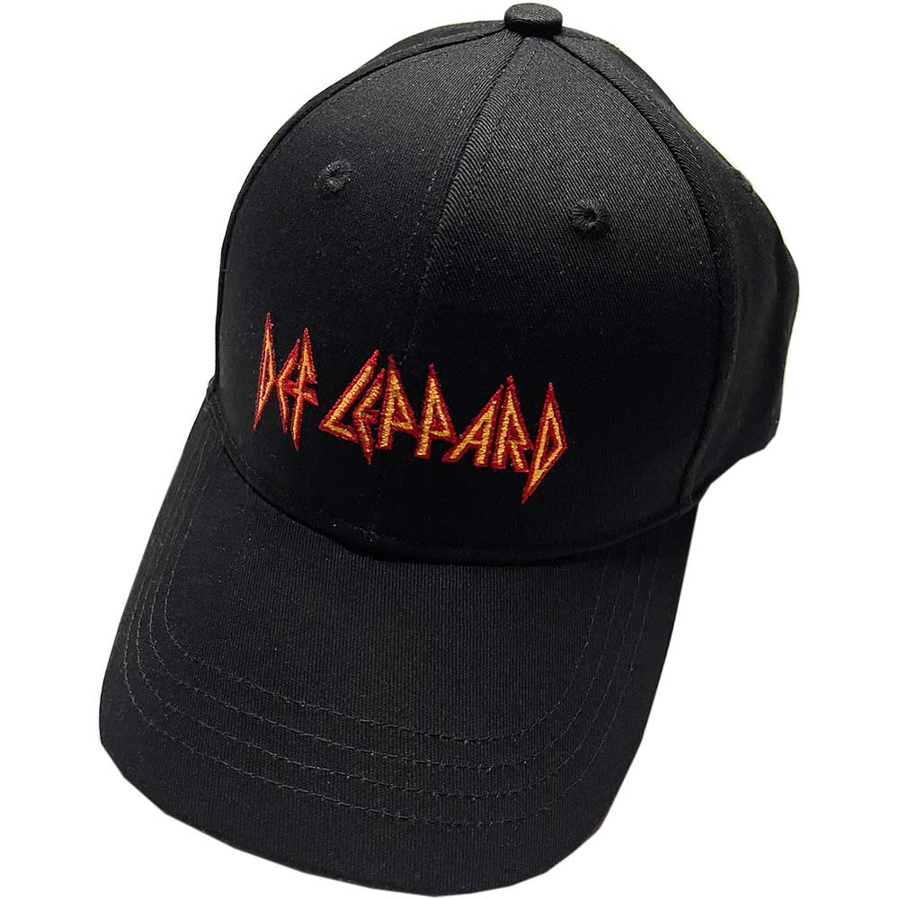 Image of Def Leppard Unisex Baseball Cap - Text Logo Amplified