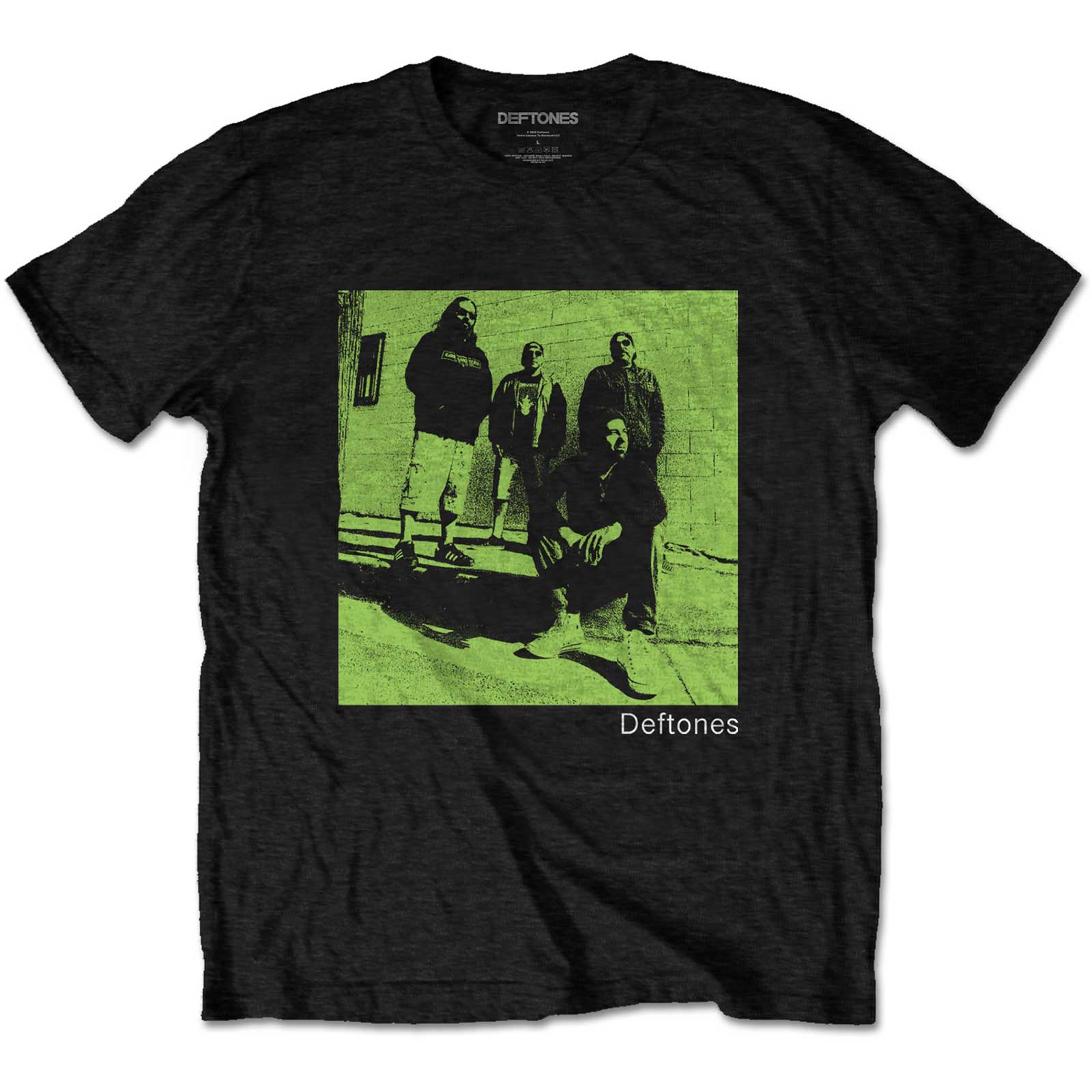 Image of Deftones Unisex T-shirt - Green Photo Rock Off
