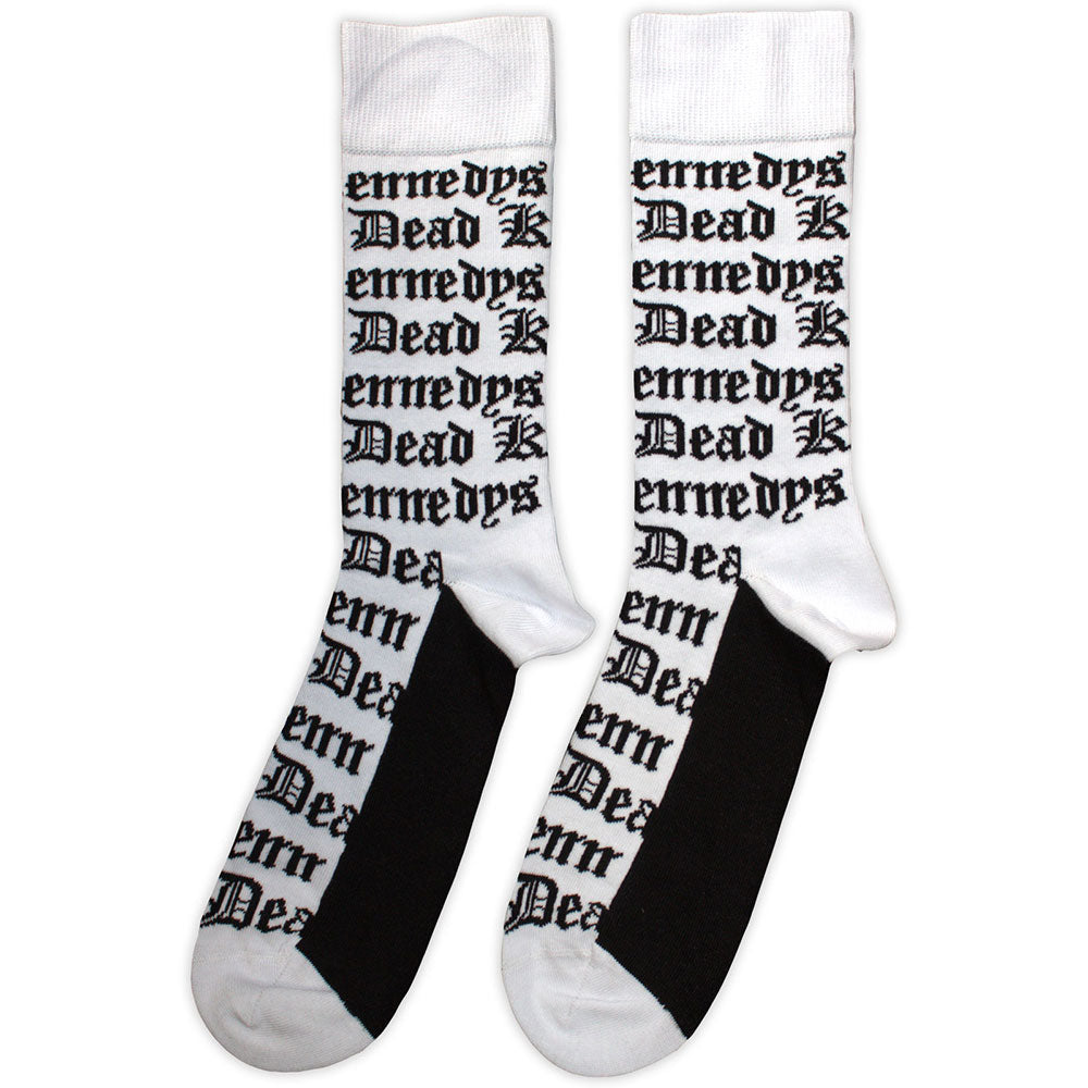 Image of Dead Kennedys Unisex Ankle Socks - Gothic Logo Pattern Rock Off