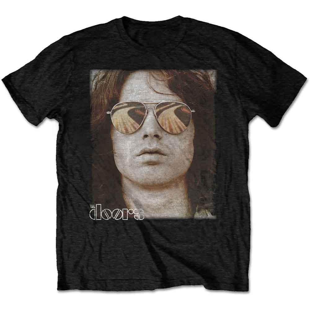 The Doors Classic Band Logo T-Shirt - Official Men's Black Music Tee