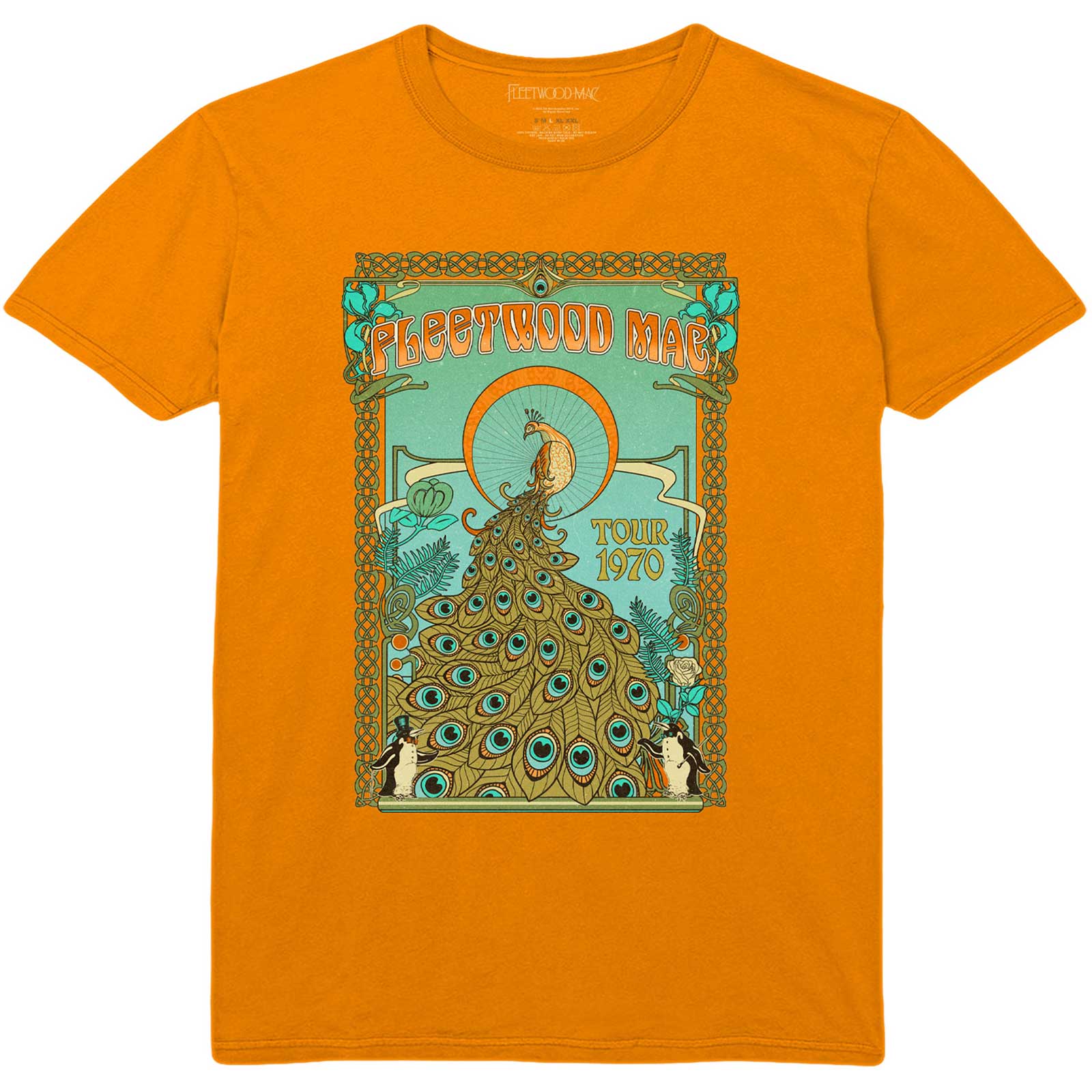 Image of Fleetwood Mac Unisex Tee- Peacock Rock Off