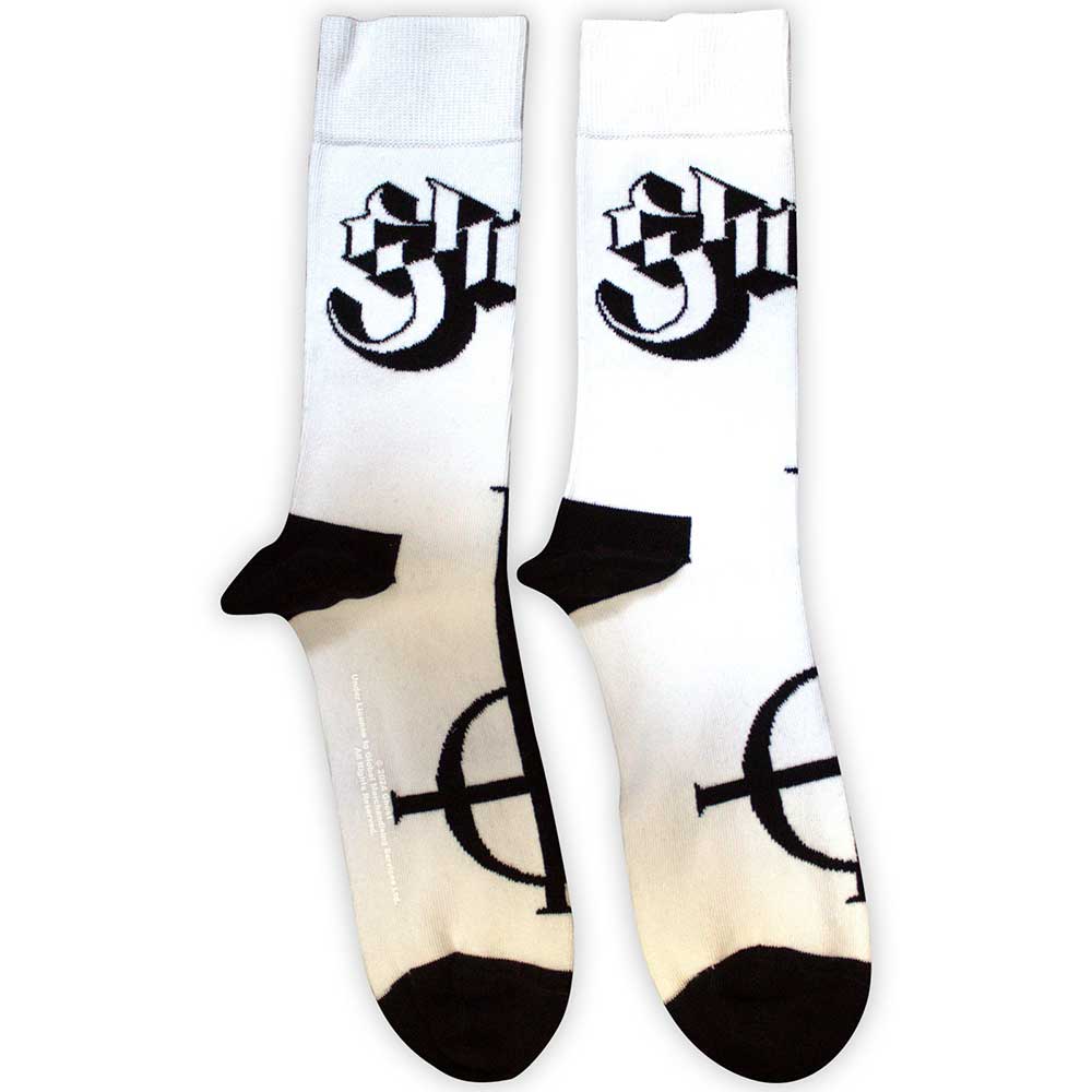 Image of Ghost Unisex Ankle Socks: Symbol Mono Rock Off