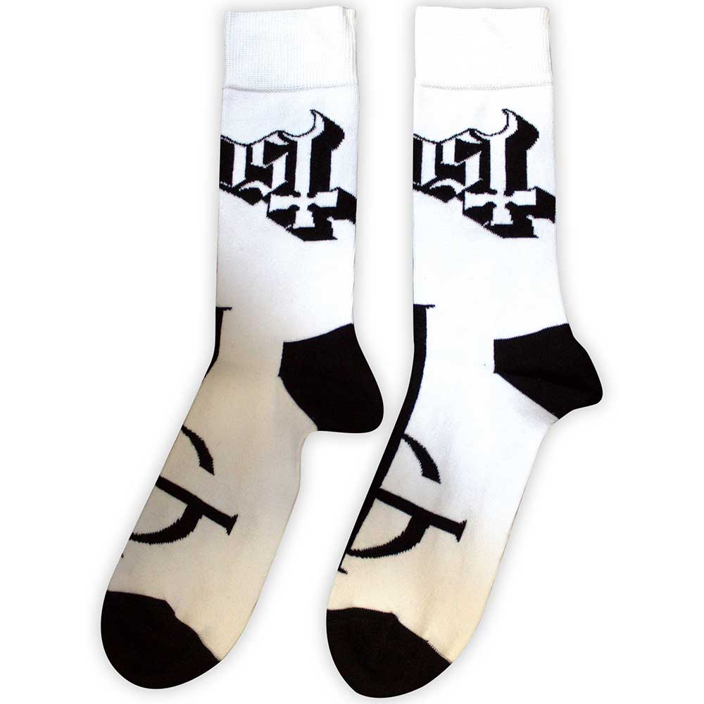 Image of Ghost Unisex Ankle Socks: Symbol Mono Rock Off
