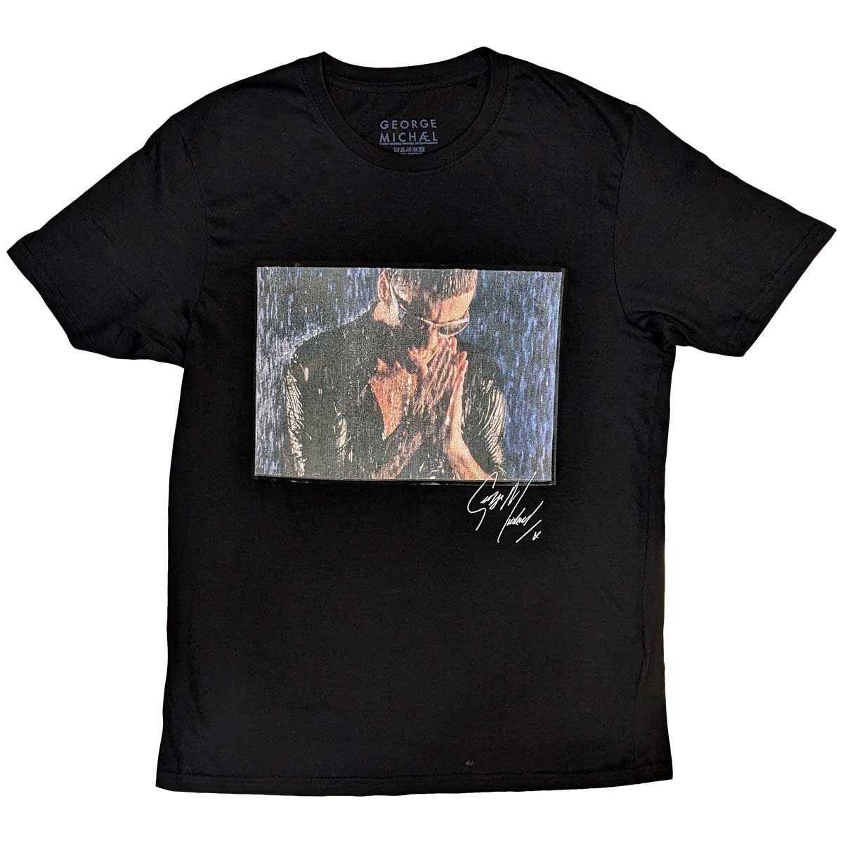 Image of George Michael Unisex T-shirt - Film Still Rock Off