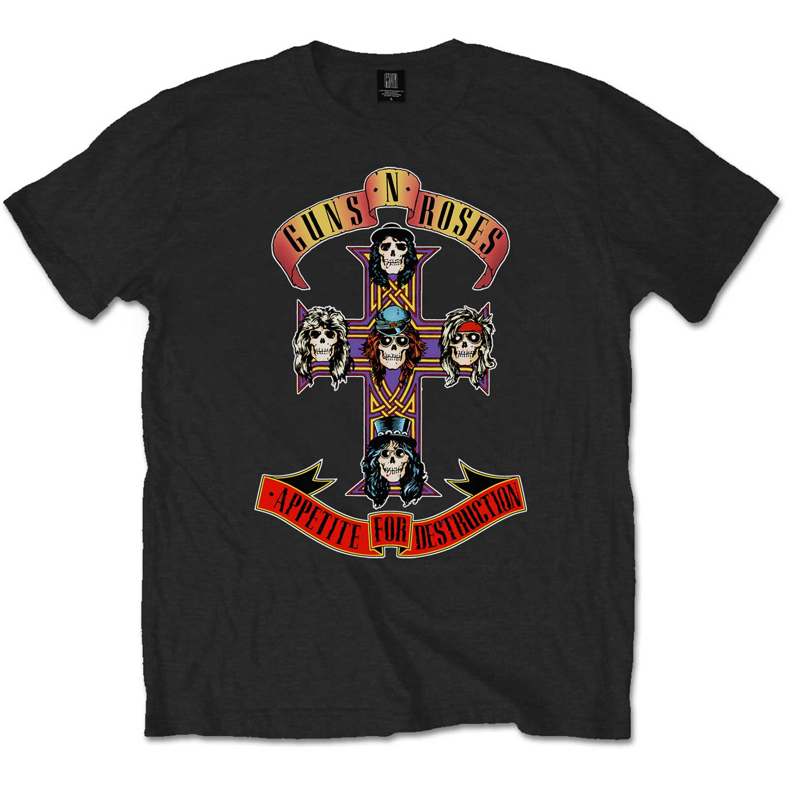 Image of Guns N' Roses T-Shirt - Appetite for Destruction Rock Off