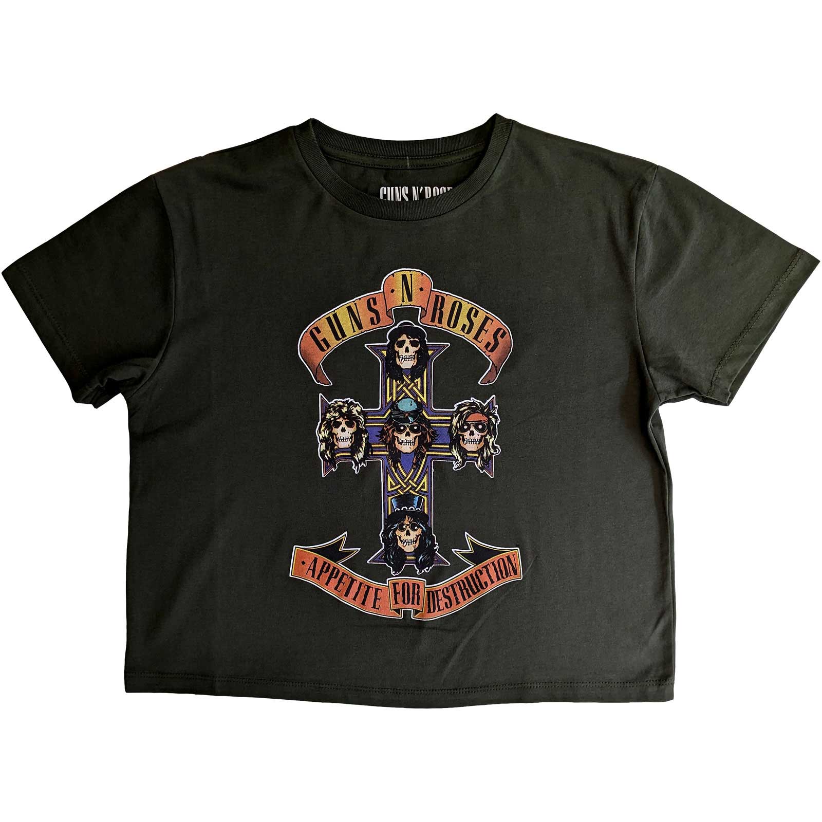 Image of Guns N' Roses Crop Top - Appetite For Destruction Rock Off