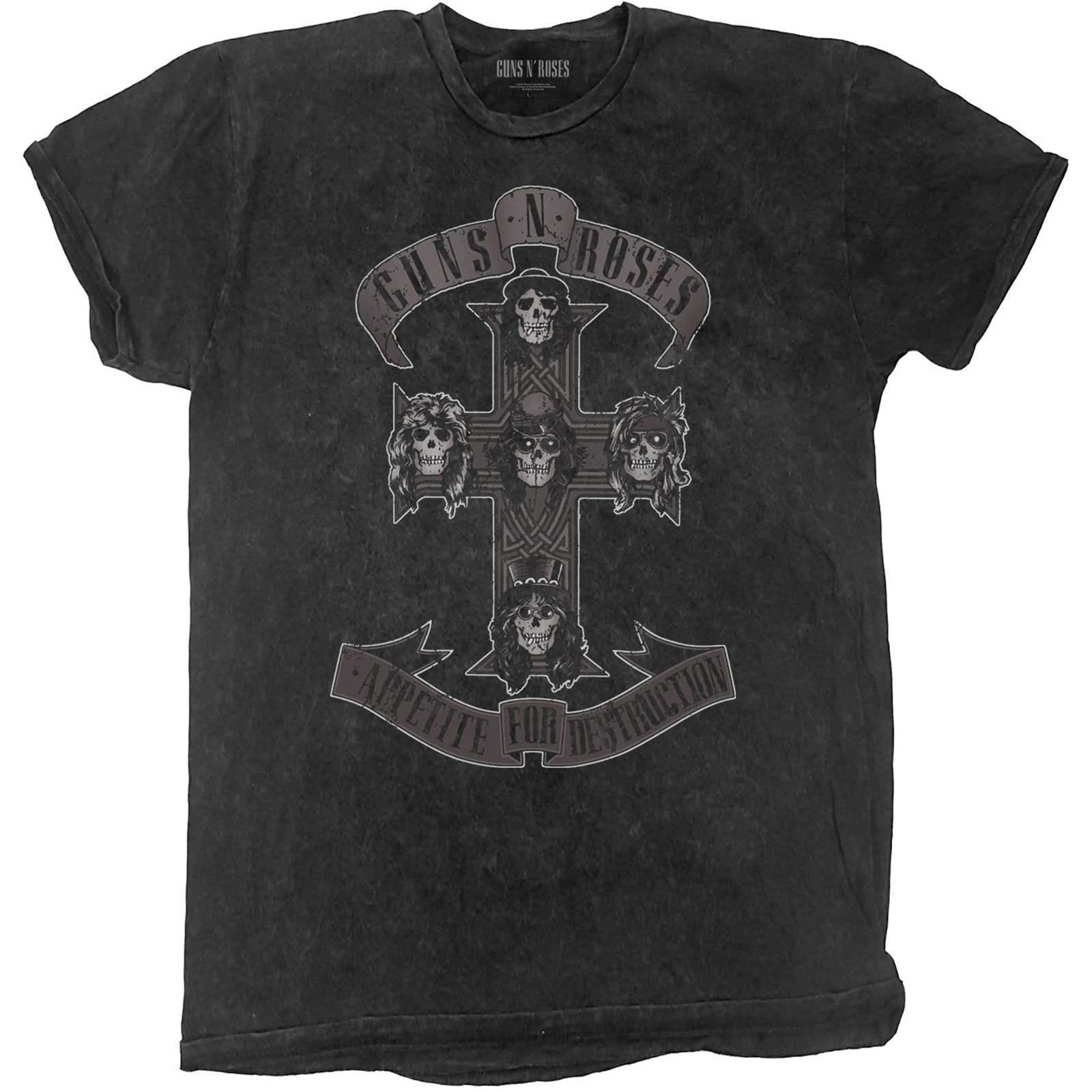Image of Kids Guns 'N' Roses T-Shirt - MONOCHROME CROSS Amplified