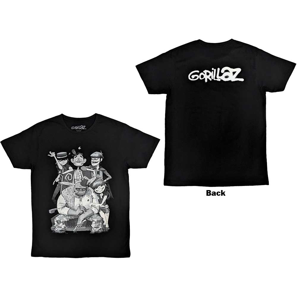 Image of Gorillaz Mens / Unisex T-Shirt - George Spray Rock Off
