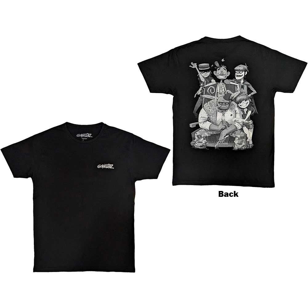 Image of Gorillaz Unisex T-Shirt: Pocket Spray - George Group