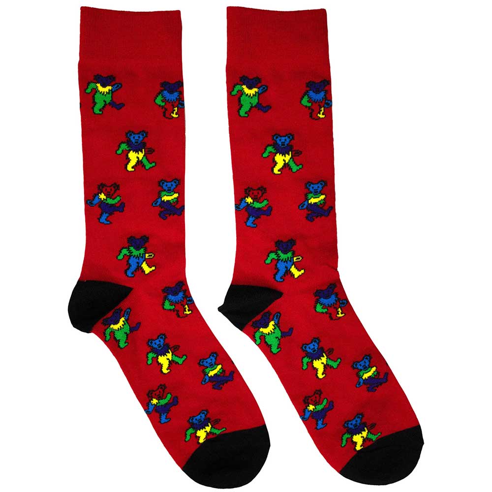 Image of Grateful Dead Unisex Ankle Socks: Dancing Bears Rock Off