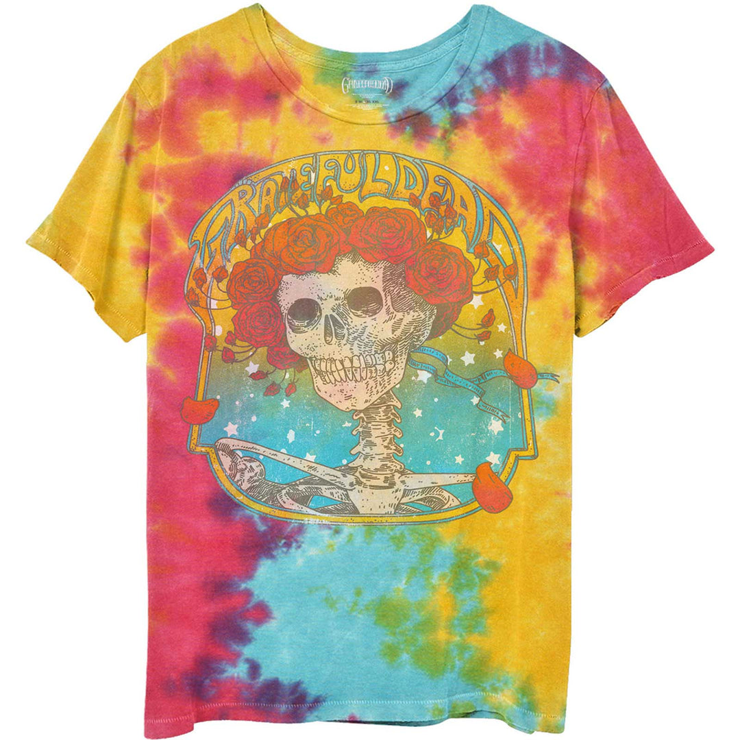 Grateful Dead Unisex T-shirt- Bertha Frame (Dip Dye)