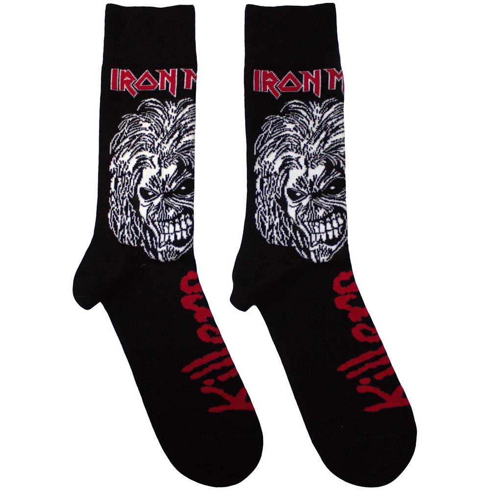 Image of Iron Maiden Unisex Ankle Socks: Killers Rock Off