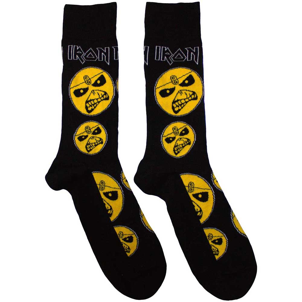 Image of Iron Maiden Unisex Ankle Socks: Piece Of Mind Rock Off