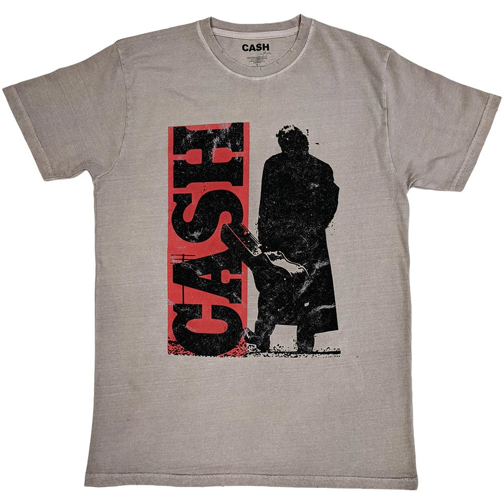 Image of Johnny Cash Unisex T-Shirt: Bold Silhouette