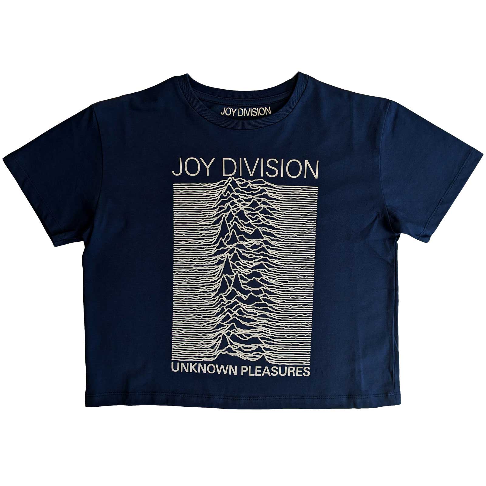 Image of Joy Division Crop Top - Unknown Pleasures Rock Off