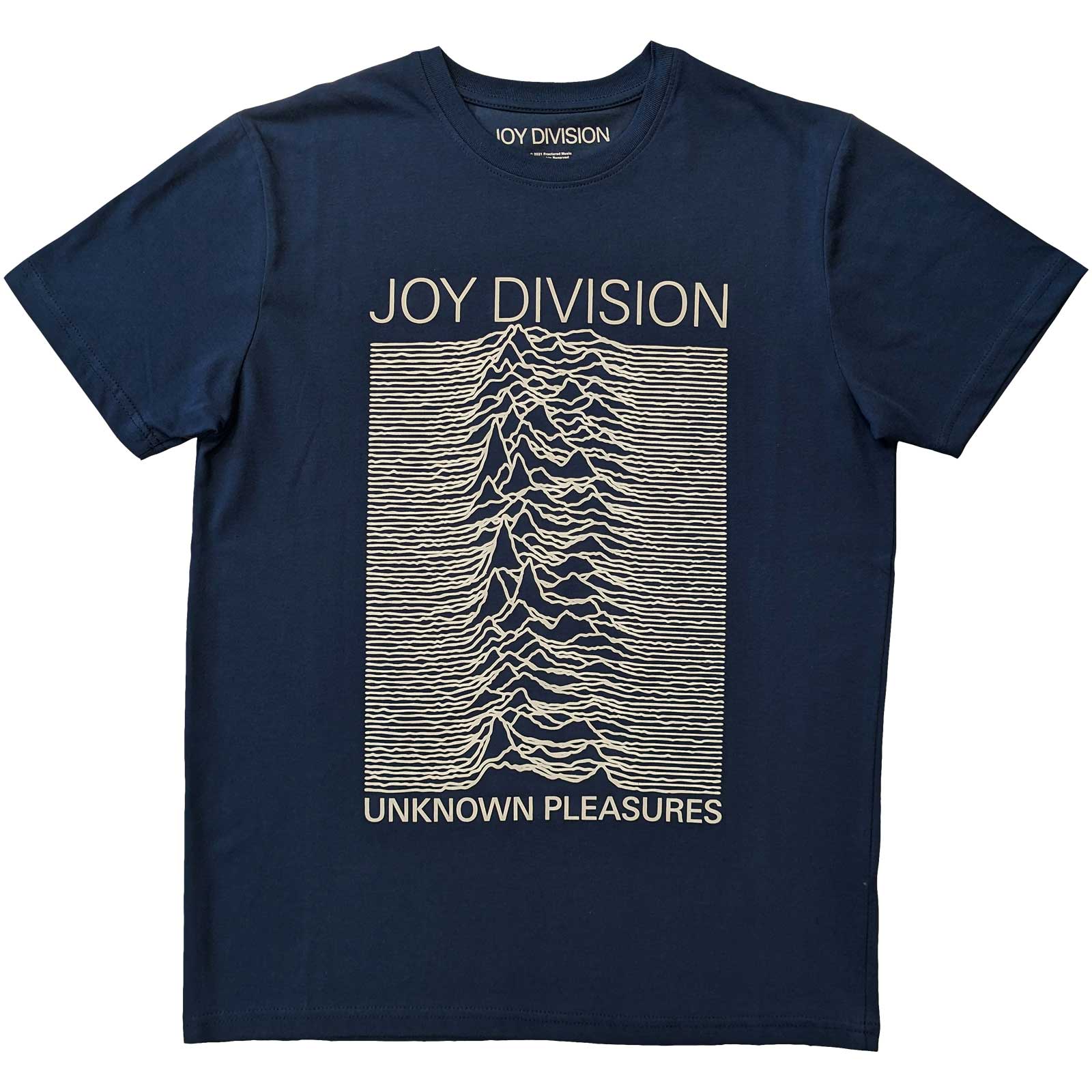 Image of Joy Division T Shirt - Unknown Pleasures, Blue Rock Off