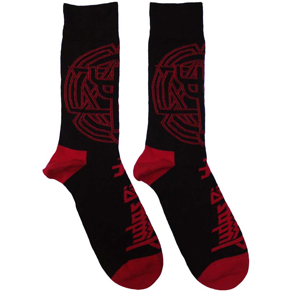 Image of Judas Priest Unisex Ankle Socks: Trident Emblem Rock Off