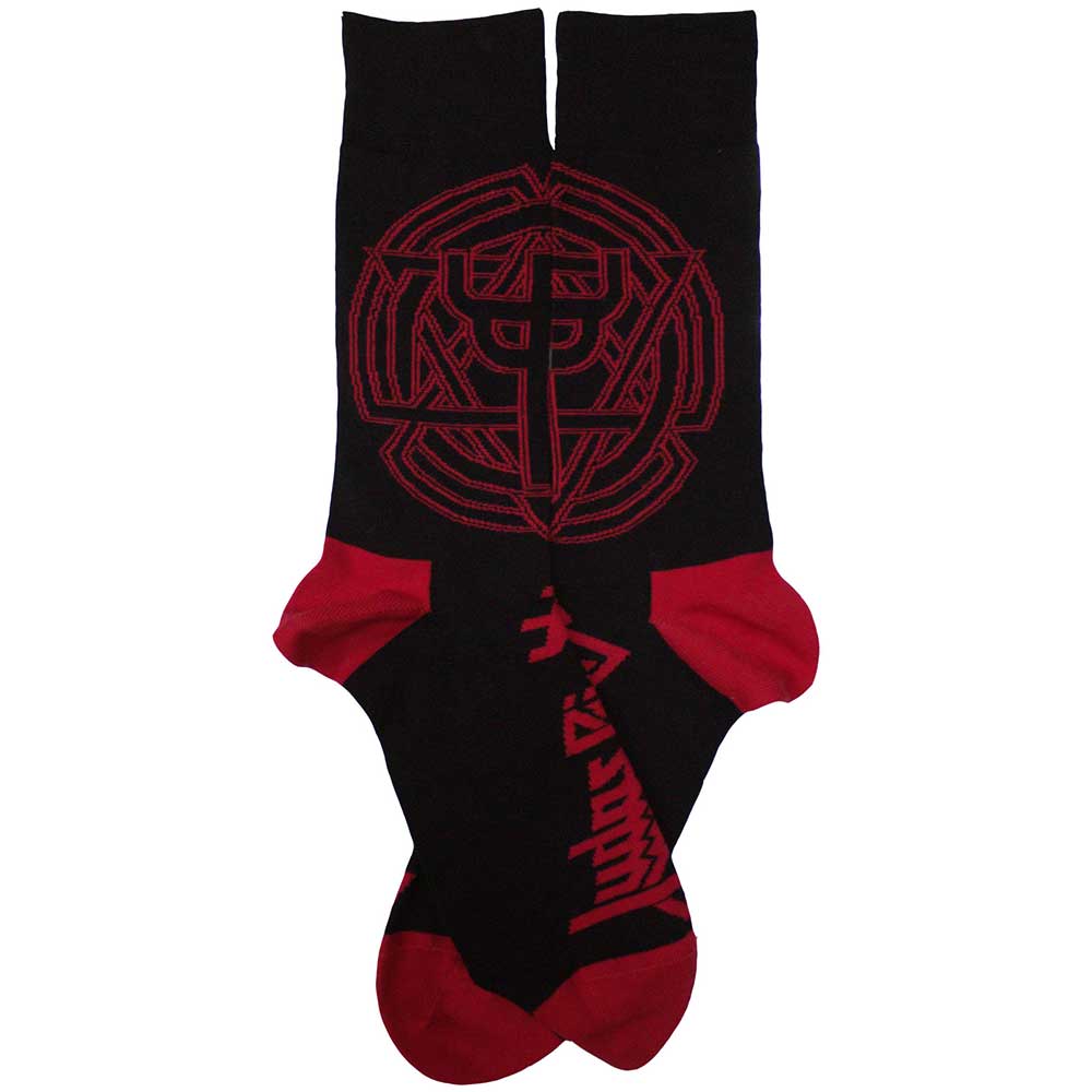 Image of Judas Priest Unisex Ankle Socks: Trident Emblem Rock Off