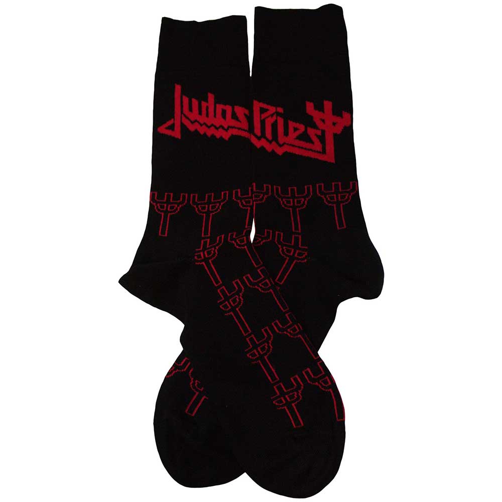 Judas Priest Unisex Ankle Socks: Trident Pattern