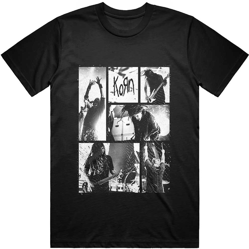 Image of KORN Unisex T-shirt- Blocks Rock Off
