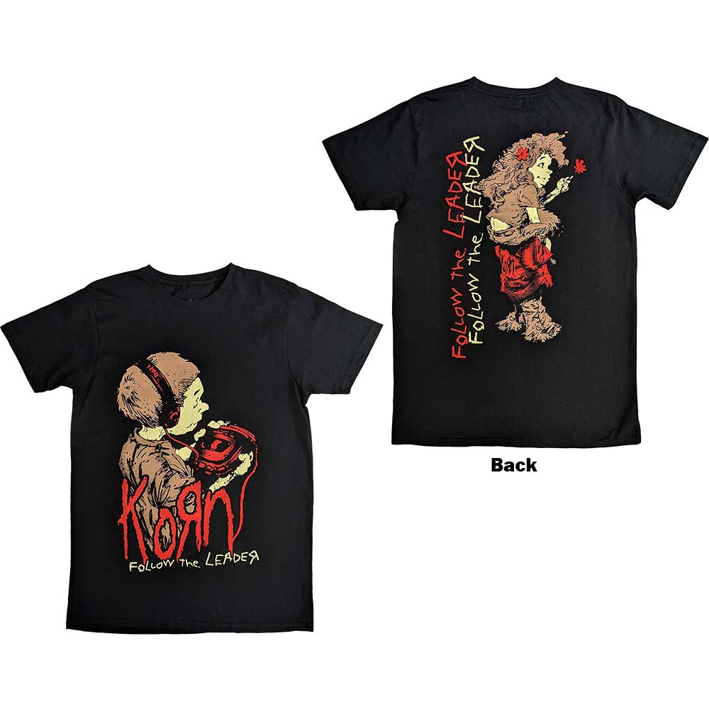 Image of KORN Unisex T-shirt- Follow the Leader Rock Off