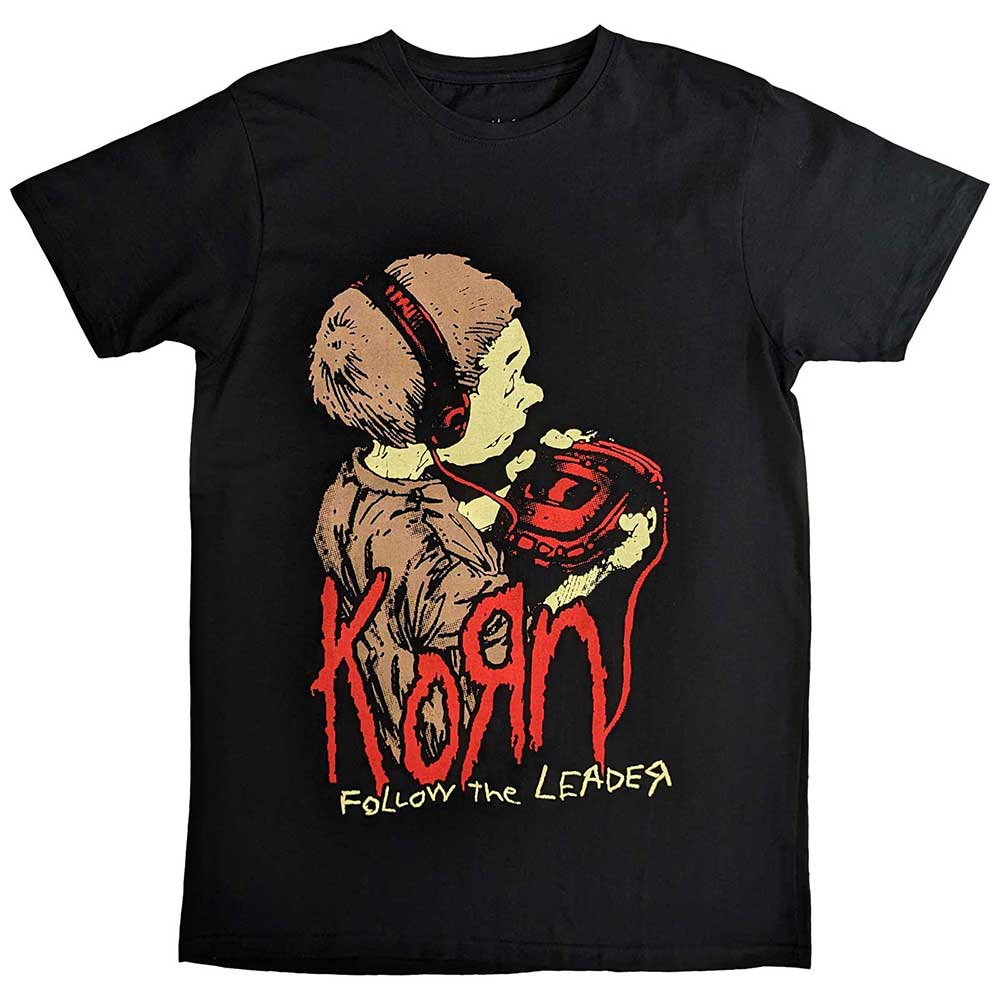Image of KORN Unisex T-shirt- Follow the Leader Rock Off