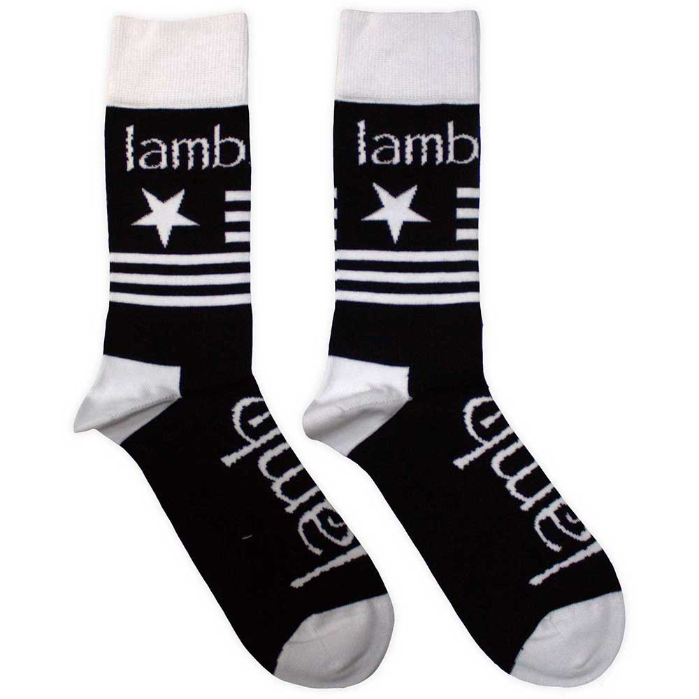 Image of Lamb Of God Unisex Ankle Socks: Flag Rock Off