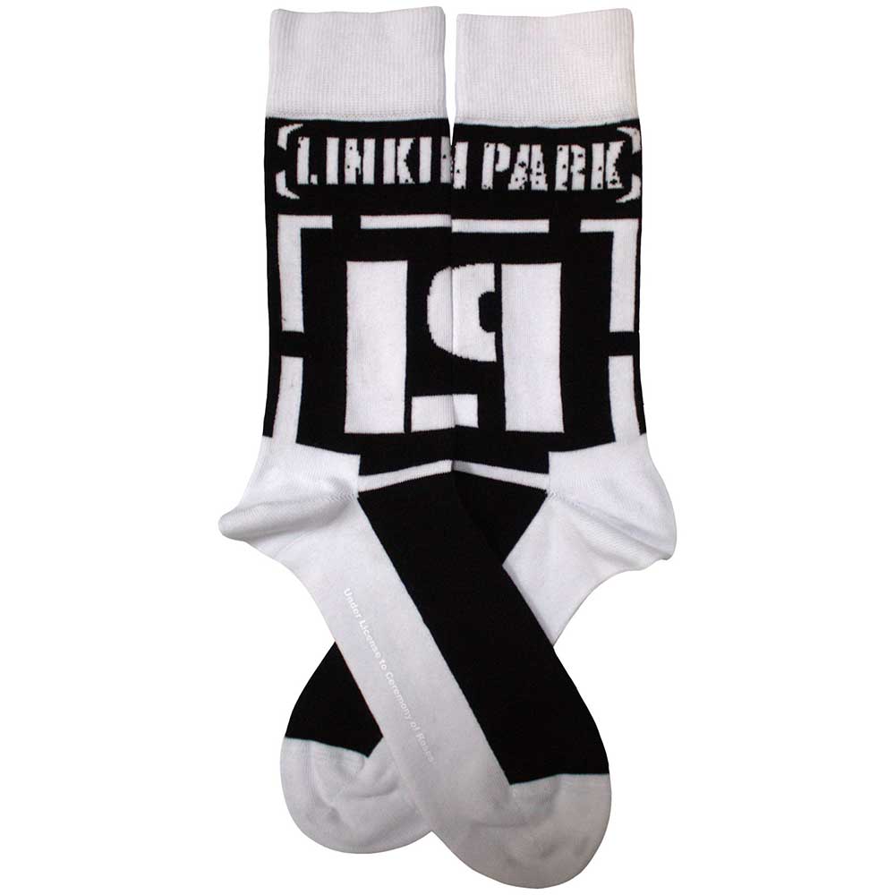 Image of Linkin Park Unisex Ankle Socks: Brackets Logo Rock Off