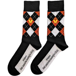 Image of Madness Unisex Ankle Socks: Crown & M Brown Diamond
