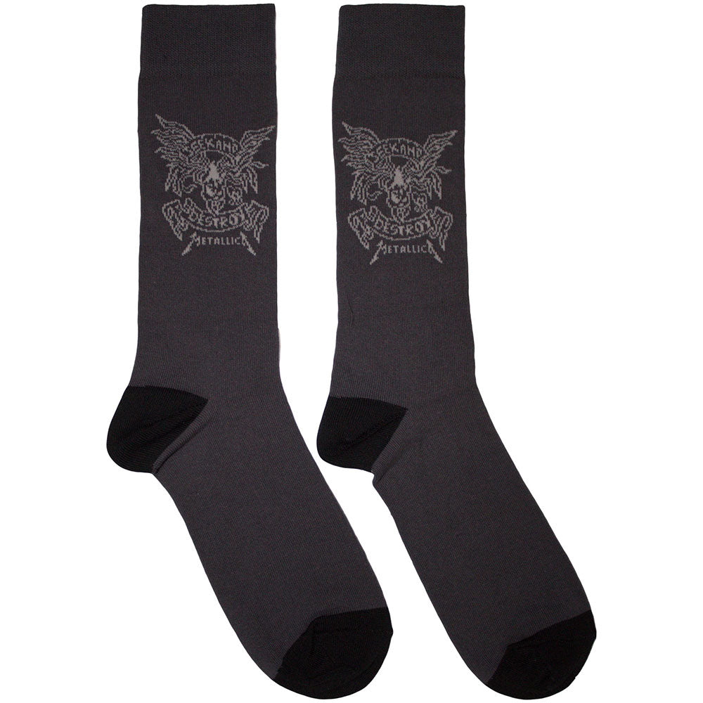 Metallica Unisex Ankle Socks: Seek & Destroy