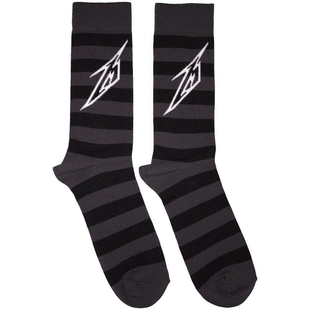 Image of Metallica Unisex Ankle Socks: Lightning Rock Off