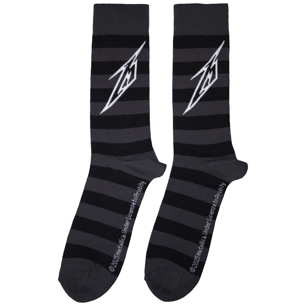 Image of Metallica Unisex Ankle Socks: Lightning Rock Off