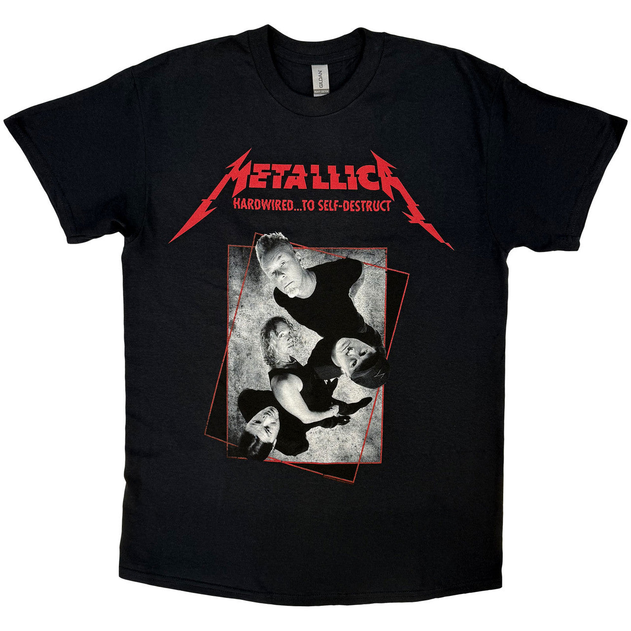 Image of Metallica Unisex T-Shirt: Hardwired Band Concrete