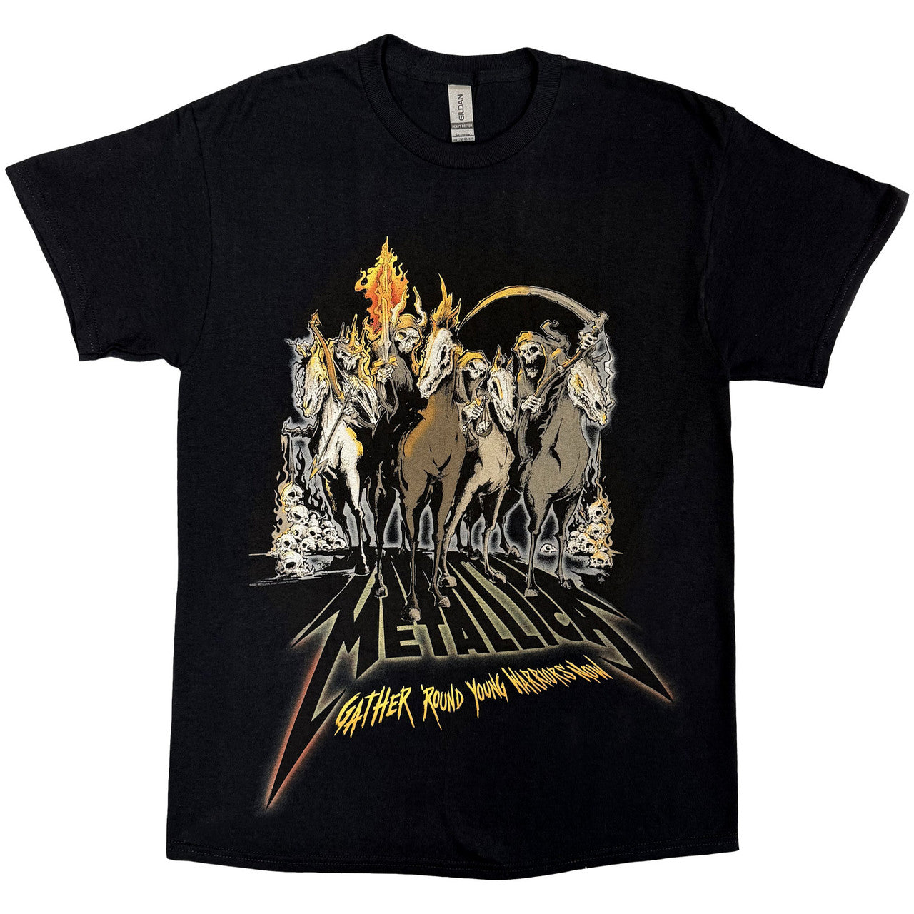 Image of Metallica Unisex T-Shirt: 40th Anniversary Horsemen