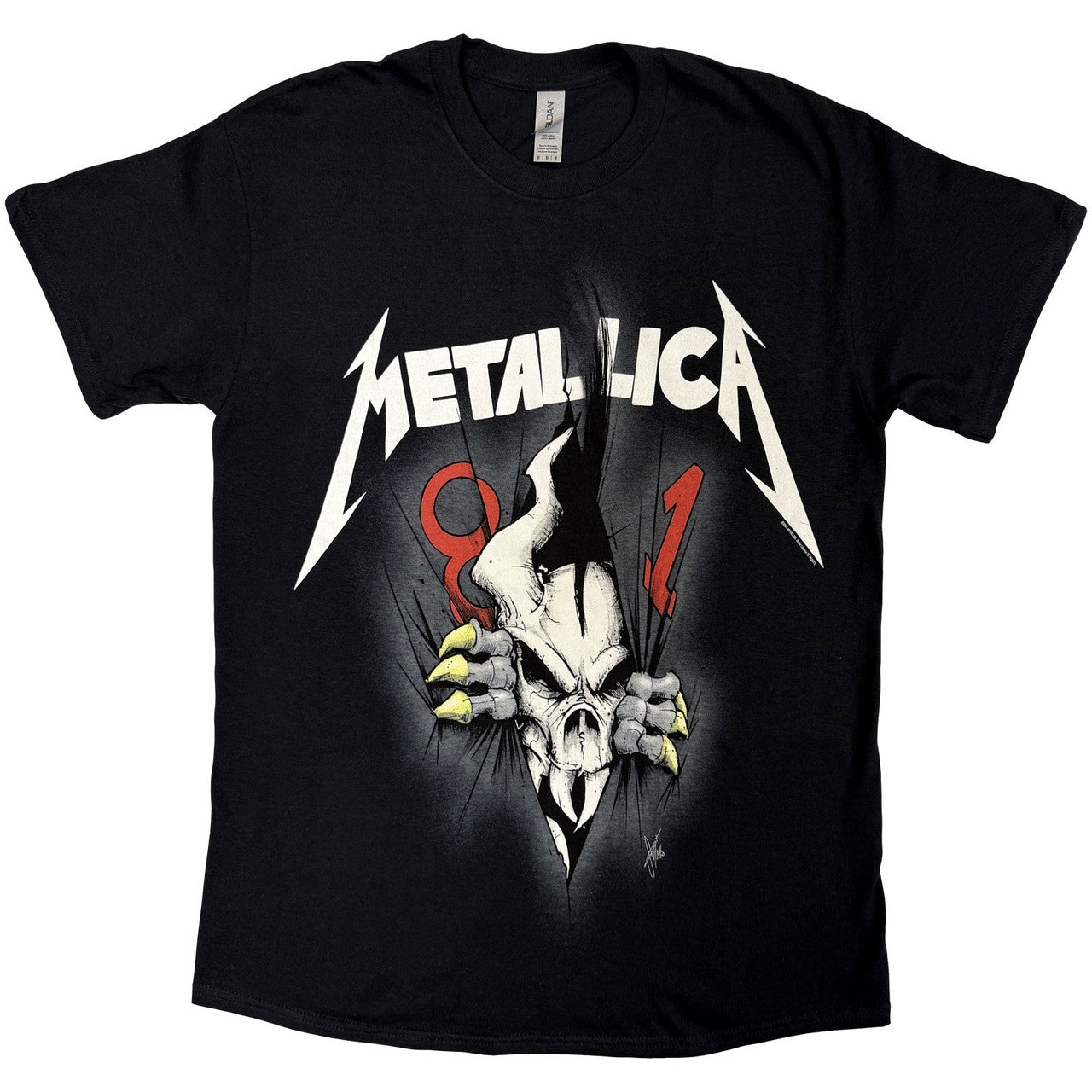 Image of Metallica Unisex T-Shirt: 40th Anniversary Ripper