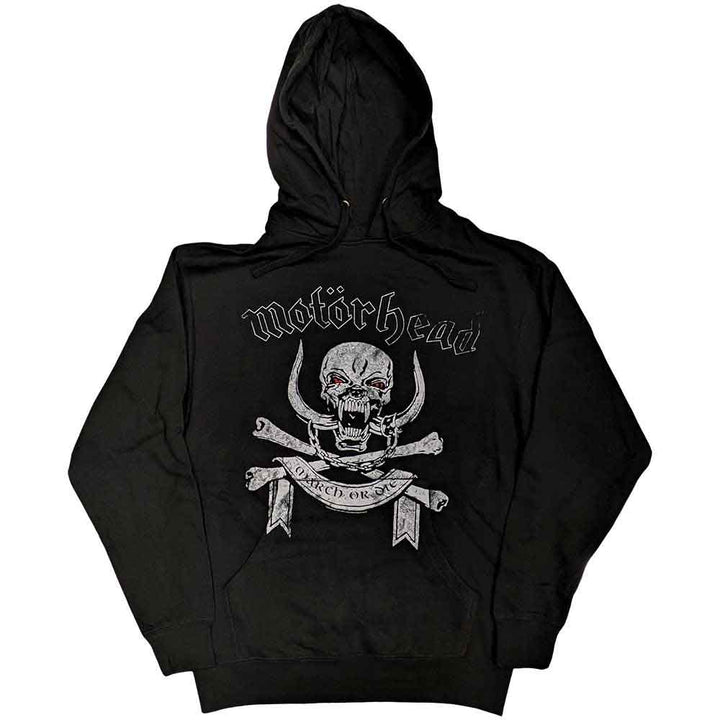 Motörhead Unisex Pullover Hoodie, March or Die