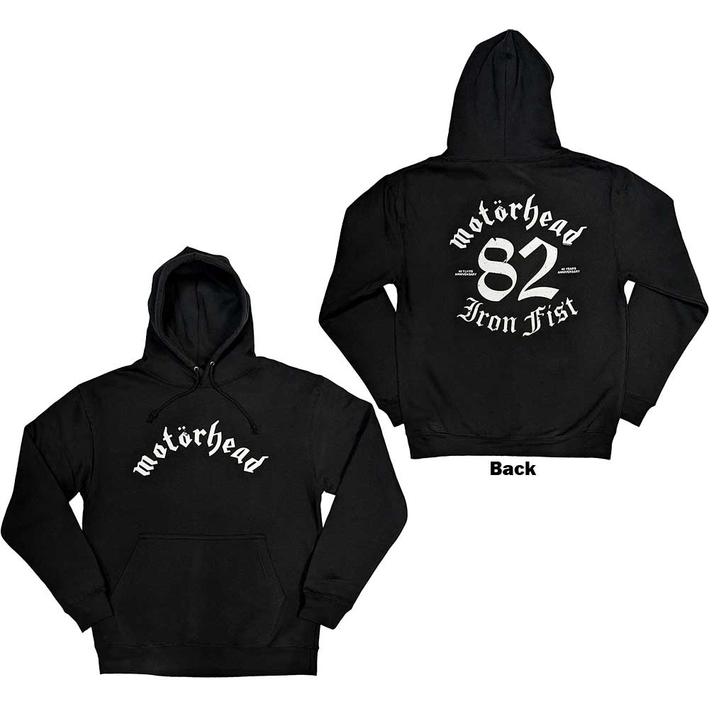 Motörhead Unisex Pullover Hoodie,  Iron Fist' 82