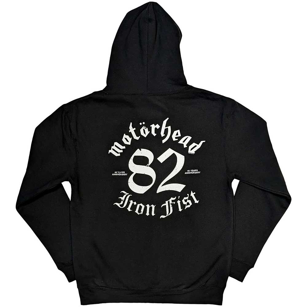 Motörhead Unisex Pullover Hoodie,  Iron Fist' 82